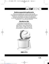 Clatronic HMS 2772 Instruction Manual