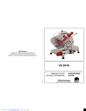 Varimixer VS 25F/N Instruction Manual