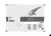 Bosch GWS PROFESSIONAL Original Instructions Manual