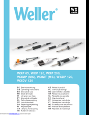 Weller WXDP?120 Robust Operating Instructions Manual
