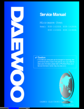 Daewoo KOR-163G0A Service Manual