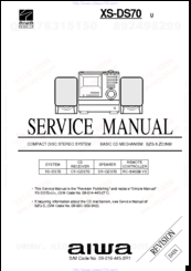 Aiwa XS-DS70 Service Manual