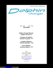 Dolphin 12V 10A Installation And Operation Manual