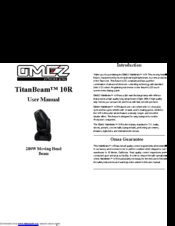 Omez TitanBeam 10R User Manual