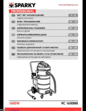 Sparky Group VC 1650MS Original Instructions Manual