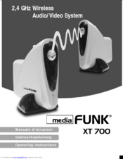 MEDIA FUNK XT 700 Operating Instructions Manual