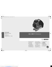 Bosch GLL 2-80 P Professional Original Instructions Manual