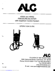 ALC 40002 Operation Manual