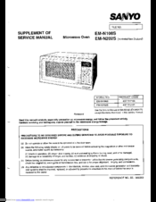 Sanyo EM-N108S Service Manual