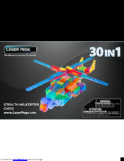 Laser Pegs STEALTH HELICOPTER C1400 User Manual