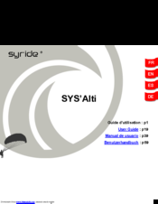 Syride SYS'Alti User Manual