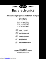 tbs electronics Omnicharge OC24-50 Owner's Manual