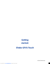 Eltako GFVS-Touch Quick Start Manual
