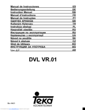 Teka DVL VR.01 Instruction Manual