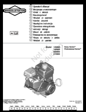 Briggs & Stratton 210000 Series Manuals | ManualsLib