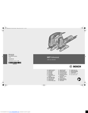 Bosch GST Professional 1400 CE Original Instructions Manual