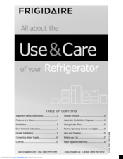 Frigidaire Refrigerator User Manuals Download | ManualsLib