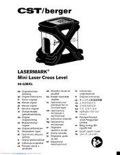 Lasermark 58-ILMXL Original Instructions Manual