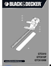 Black & Decker GTC610 Original Instructions Manual