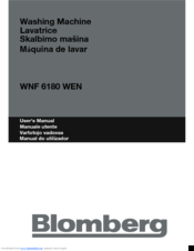 Blomberg WNF 6180 WEN User Manual