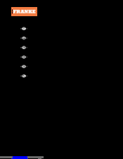 Franke FPL 906 Instructions For Use And Installation