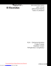 Electrolux ERB29003W1 User Manual
