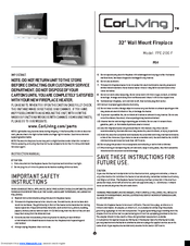 CorLiving FPE-206-F Manual