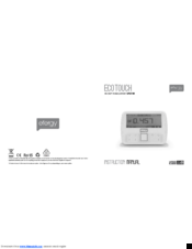 Efergy ecotouch Instruction Manual