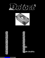 Defort DBC-6D User Manual