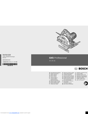 Bosch GKS Professional 55 CE Original Instructions Manual