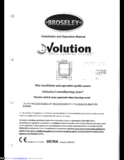 Broseley eVolution 5 Installation And Operation Manual