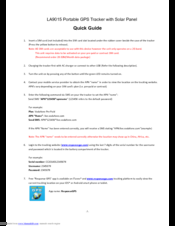 Jaycar Electronics LA9015 Quick Manual