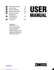 Zanussi ZSG25224 User Manual