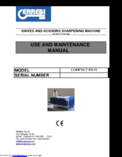 ERREBI COMPACT KS10 Use And Maintenance Manual