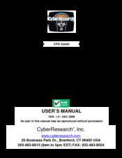 CyberResearch CPGT C2-24-X Series User Manual