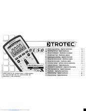 Trotec BE50 Operating Manual