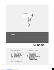 Bosch PHD7 series Operating Instructions Manual