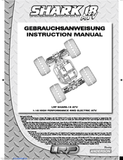 Lrp shark 18 ATV Instruction Manual