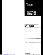 Icom IC-R10 Service Manual