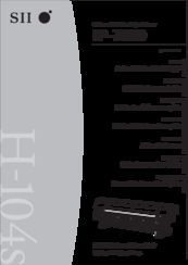 Seiko IP-7900 Quick Reference Manual