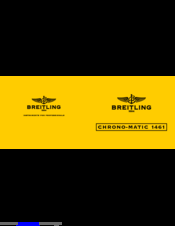 Breitling CHRONO-MATIC 1461 User Manual