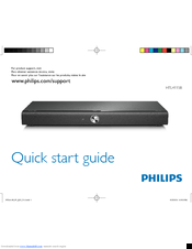 Philips HTL4115B Quick Start Manual