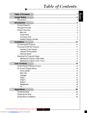 Optoma H57 User Manual