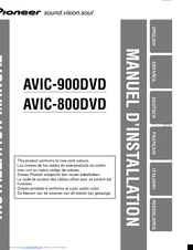 Pioneer AVIC-800DVD Installation Manual