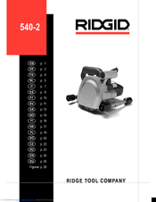 RIDGID 540-2 Operating Instructions Manual