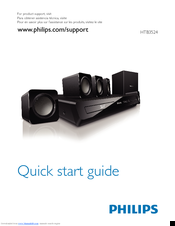 Philips HTB3524 Quick Start Manual