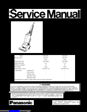 Panasonic MC-E4101 Service Manual