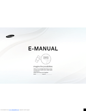 Samsung LN40D550K E-Manual