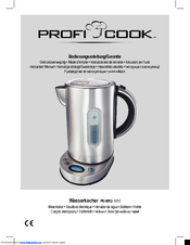 Profi Cook PC-WKS 1013 Instruction Manual