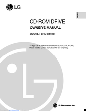 Lg CRD-8240B Owner's Manual